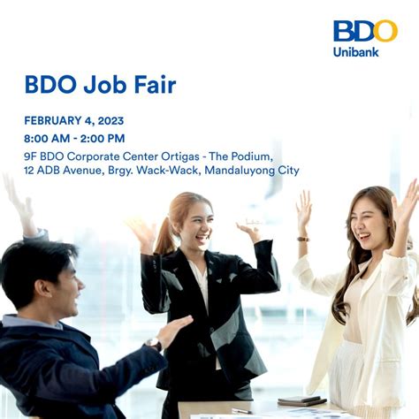 bdo job fair|Careers for Graduates & Experienced Professionals .